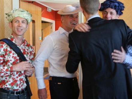 Who says people don't wear hats anymore?*