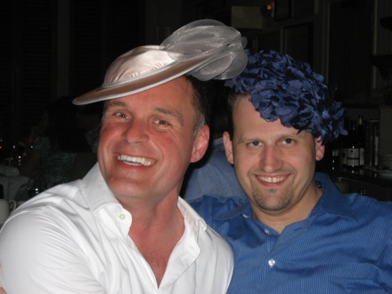 David & Bill, several drinks into the evening