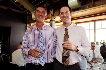 Dougal and Danny drinking and dishing*