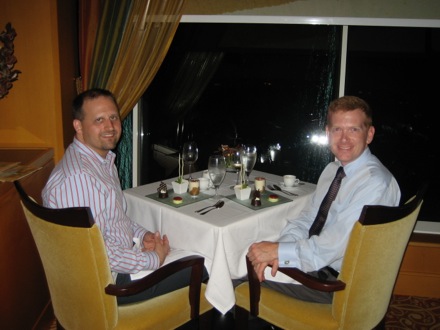 Bill & Rob's dinner at Portofino