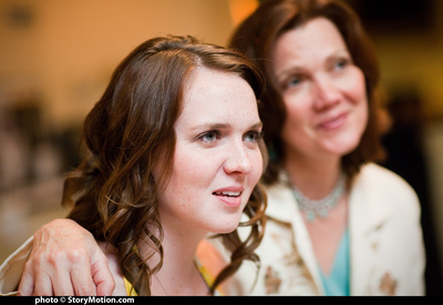 Kate with her mother Carol