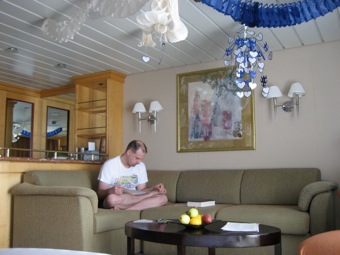 Reading in the suite