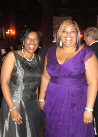 Catherine Chandler with a friend