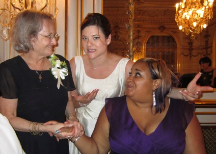 Jessica with her mother and Catherine Chandler