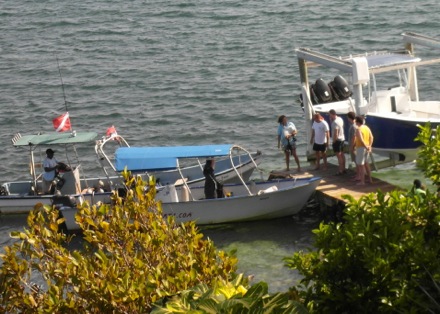 Headed out to the dive