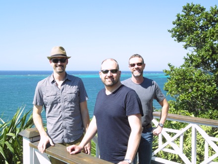 Jamie, Bill & Phillip on the deck