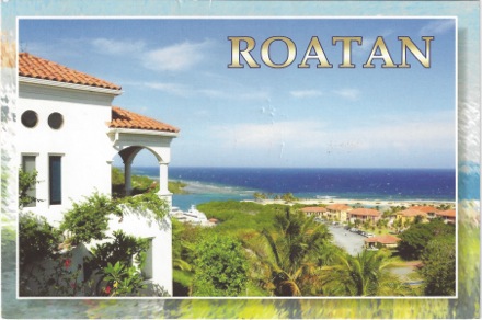 Roatan vista postcard