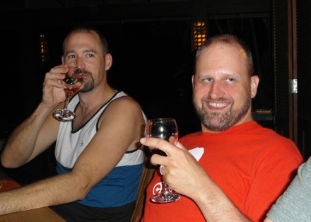 Toasting a great vacation