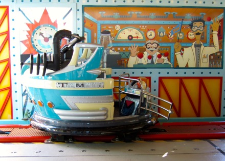 Time Machine ride car