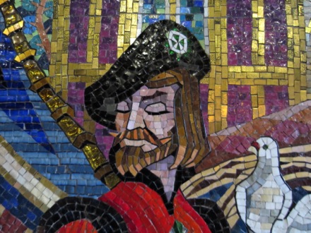 Castle walkway detail