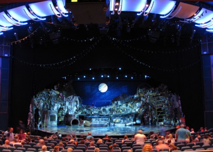 Getting ready for Cats in the Opal Theater