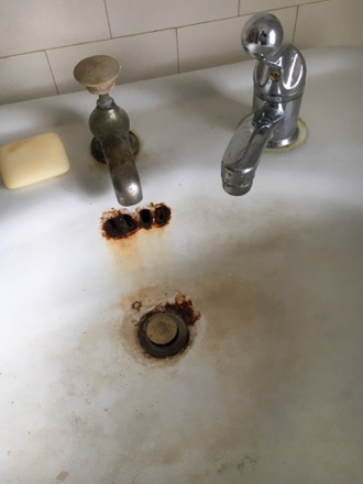 Sink Up-Close Before