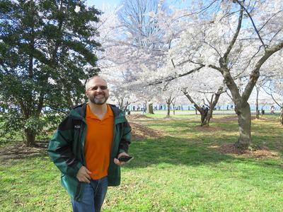 That's his "I did something bad" smile.