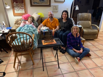 First night of Hanukkah