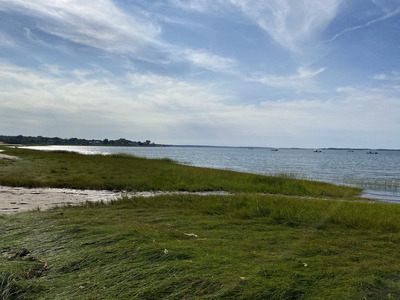 Went to the neighborhood beach down the street to meet up with family and friends.