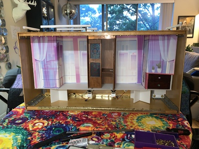 Testing the closet door servos and magnetic catch