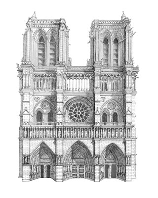 front of Notre Dame