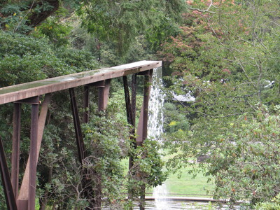 Large fountain at the Falmouth Heritage Museum