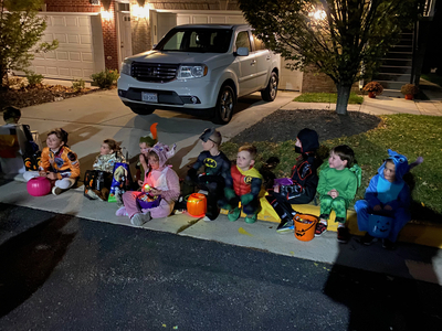 Stopped for a candy break