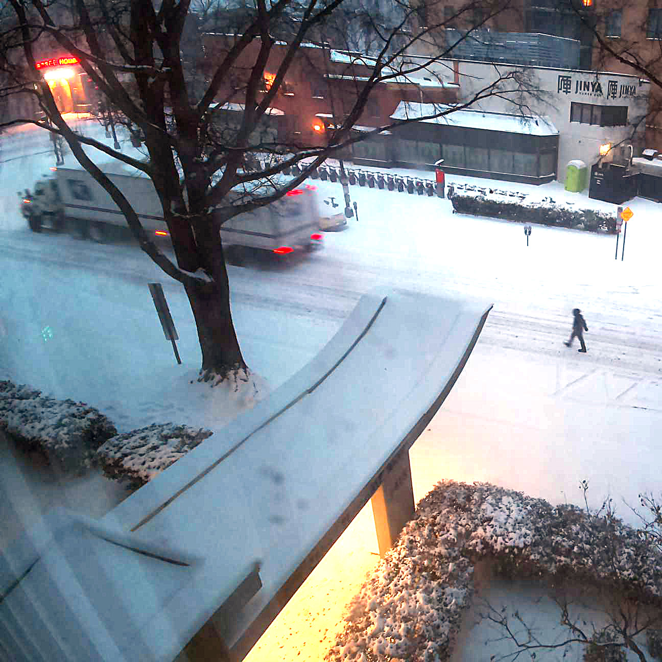 Snow Accumulation Time Lapse