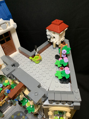 Pigeon coop on the roof