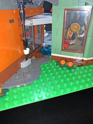 ...and caused a leak under the alleyway