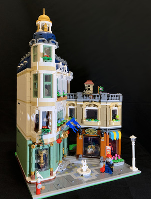 Note the diagonal alley