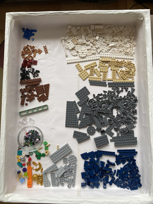 Step 1, organize the parts...