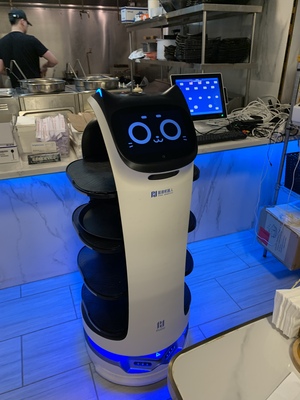 Happy table delivery robot