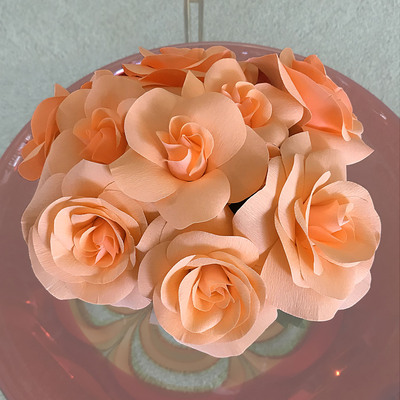 Peach Rose Arrangement